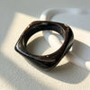 Vintage Punk Brown Coffee Thick Resin Acrylic Bangles Geometric Irregular Wide Cuff Bangle Bracelet For Women Men Jewelry - Image 35