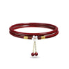 1/2pcs Flower Charm Vermilion Red Bangles Women Bangles Jade Bracelet National Style Chinese Style Jewelry - Image 6