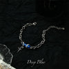 Hip Hop Obsidian Star Bracelet For Men Women Punk Design Titanium Steel Charm Couple Jewelry Kpop Gift - Image 12
