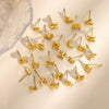 26 Initial Letter Stainless Steel Metal Creative Stud Earring For Women Anti Allergic Ears Jewelry Classic Letter Earring - Image 2