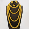 Dubai Necklace Earrings Ring for Women African Bridal Wedding Party Gift Elegant Jewellery Women - Image 3