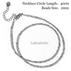 Female 2mm Faceted Beaded Necklace Stone Agat Crystal Tiger Eye Quartzs Choker Mini Simple Jewelry for Women Jewelry - Image 2