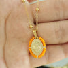 Virgin Mary Pendant Charm Necklace Women Cross Scared Heart Jesus Choker Seed Beads Stainless Steel Chain Gold Color Mom - Image 19
