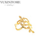 1PC Gold Plated Stars Flowers Clip Earring for Women Simple Crystal Ear Cuff Earrings Couples Appointment Jewelry Gift - Image 7