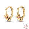 Silver Color Gold Pearl Bee Irregularity Star Moon Earrings For Women Jewelry Birthday Gifts - Image 26