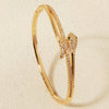 Copper Zirconium Snake Bracelet For Women Classic Handcrafted Crystal Opening Bangles Hand Bracelet Jewelry Accessories - Image 8