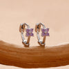 Stainless Steel Huggie Hoop Earrings for Women Mom Simple Gold Color Flowers Cartilage Piercing Earring Wedding Jewelry Gift - Image 8