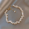 Baroque Freshwater Pearl Gold Ladies Jewelry Sets For Women Necklace Bracelet No Fade Gifts - Image 6