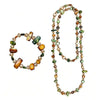 Bohemian Double-Layer Beaded Necklace with Irregular Stone Beads and Long Sweater Chain - Image 27