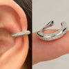 1PC Delicate Zircon Clip on Earrings Female Heart Ear Cuff No Piercings Fake Cartilage Earrings for Women Jewelry - Image 1