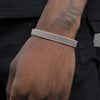 10mm Woven Mesh Stainless Steel Open Bangle for Men Women,Vintage Adjustable Cuff Bracelets - Image 3