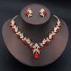 Colorful Waterdrop Necklace and Earring Set with Multiple Stone Colors - Image 18