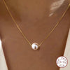 Silver White 6MM 8MM 10MM Mother of Pearl Pendant Necklace for Women Wedding Jewelry Accessories - Image 12