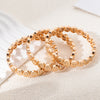 Happy Face Girls Bangle Gold Color Crystal Beads Women Bracelet Jewelry Accessories - Image 3