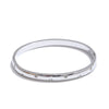 Interlocking Loop Bracelet with Cubic Zirconia Accents in Gold Tone or Silver Tone - Image 8