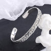 Retro Wave Bracelets Silver Jewelry Spray Personality Sweet Cloud Opening Bangles - Image 2