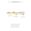 Open Heart Hoop Earrings in Gold Tone or Silver Tone - Image 68