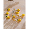 Yellow Resin Zirconia Fruit Lemon Dangle Earrings for Women Stainless Steel Arrivals Chic Jewelry - Image 2