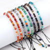 Adjustable 4 mm Beaded Stretch Bracelet in Multiple Color Styles - Image 3