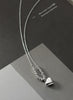 Modian Romantic 925 Sterling Silver Lovely Heart Pendant Necklaces Women Chain Necklace Sterling Silver Wedding Jewelry