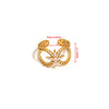 Bohemian Stainless Steel Plated Gold Rings Sets Crystal Star Moon Flower Butterfly Constellation Knuckle Finger Ring for Women - Image 7
