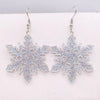 Christmas Jewelry Colorful Sparkling Christmas Tree Acrylic Earrings Star Snowflake Ear Studs for Women Gifts Christmas - Image 4
