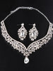 3PC Wedding Season Women's Full Diamond Water Drop Necklace Earrings Jewelry Set Wedding Banquet Party Holiday Gift - Image 6