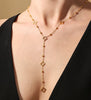 Stainless Steel Chain Necklace with Long Tassel Details - Image 44