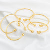 Cuff Bracelet For Women Party Dubai Shell Shape Bangles Gold Color Map of Africa Jewelry Accessories Anniversary Gifts - Image 4