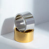 Brushed Ring For Men Stainless Steel 12mm Wide Bulky Punk Male Band Jewelry Accessories - Image 4