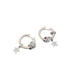 Light Elegant Simple Star Crystal Hoop Earrings For Women Metal Jewelry Party Gifts - Image 10