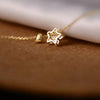 Somilia Silver Cute Shiny Star Collar Pendant Flashing Diamond Necklace Woman Charm Jewelry Wedding Party - Image 2