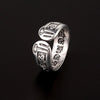 Retro Six Word Admonition Ring For Men Punk Gothic Rock Hiphop Open Ring Unisex Accessories Handmade Jewelry Gift - Image 3