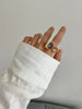 Geometric Open Ring with Contrasting Clear Stone Details - Image 24