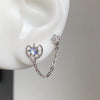 1pcs Quality Shiny Cross Zircon 316L Stainless Steel Ear Bone Nail Y2K Style Silver Color Earring for Women Cochlear Accessories - Image 26