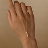 Silver Flower Clover CZ Finger Ring Chain Bracelet For Women Hand Chain Horse Eye Jewelry Party Gift - Image 8