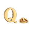 Quality Brass Initial A to Z 26 Letters Pin English Symbol Design Men's Suit Collar Lapel Brooch Pin - Image 26
