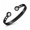 European and American C-Shaped Open Magnet Bracelet, Retro Strong Magnetic Suction Smooth Surface Antique Copper Bracelet - Image 7