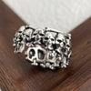 Silver Rings for Women Couple Minimalist Handmade Simple Retro Skull Ring Jewelry Gift Prevent Allergy - Image 4