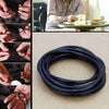 10 Pcs In 1 Bag Black Silicone Rope Bracelets For Men Women Charm Simple Casual Punk Rock Unisex Bracelet Bangles Jewelry - Image 2