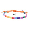 Anklets For Women Woven Fabric Foot Leg Bracelet Men Handmade Rope Braid Knot Beach Barefoot Weave Ethnic Boho Adjustable Charm - Image 6