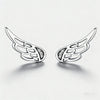 Silver Hip Hop Vintage Couples Creative Angel Wings Stud Earrings Women Punk CZ Studs Birthday Jewelry Gift - Image 9