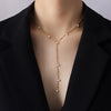 Stainless Steel Chain Necklace with Long Tassel Details - Image 70