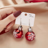 Christmas Color Sequin Snowflake Resin Star Light Balls Dangle Earring for Women Christmas Festive Atmosphere Jewelry - Image 13