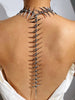 Thorn Motif Pendant Necklace in a Dark Metal Look - Image 10