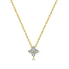 Stainless Steel Zircon Necklaces for Women Gold Plated Four Leaf Grass Collar Chain Necklace Jewelry Gift - Image 12