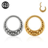 1PC Titanium Meteorite Crater Style Nose Rings Septum Hoop Crescent-Shaped Cartilage Tragus Helix Earring Piercing Body Jewelry - Image 1