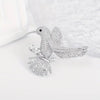 Shiny Rhinestone Hummingbird Brooches For Women Clothing Coat Jewelry Accessries Gift - Image 5