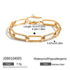 Star-Detail Chain Bracelet with Gold-Tone Finish - Image 13
