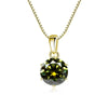 JoyceJelly Pendant Necklace For Women Royal Blue Color Silver Wedding Jewelry - Image 16